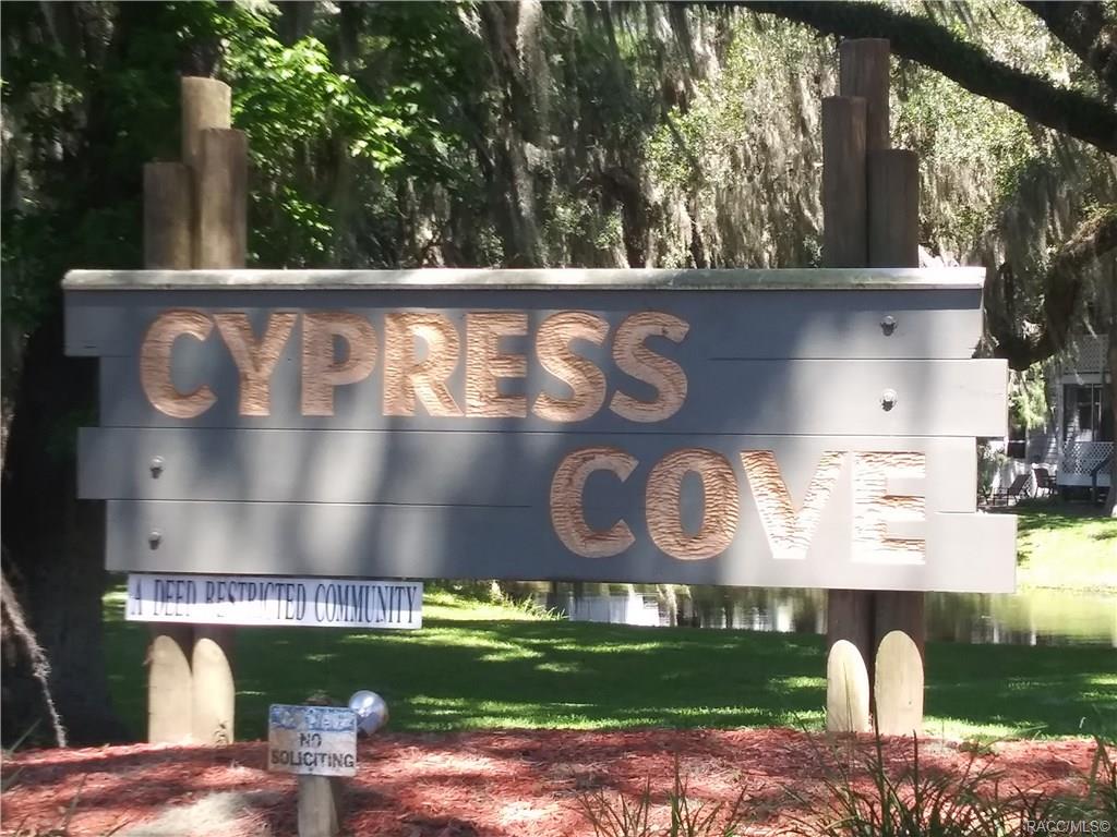 home for sale at 1282 Cypress Cove Court, Inverness, FL 34450 in Cypress Cove